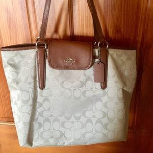 Authentic nylon Coach bag